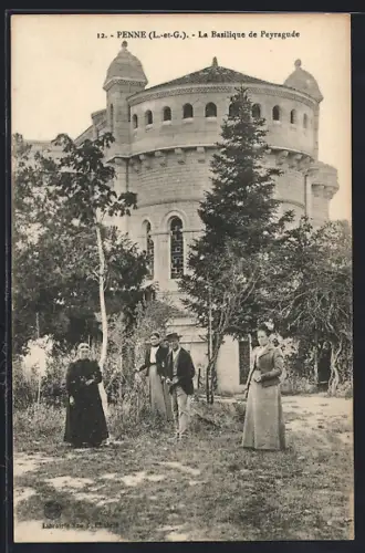 AK Penne /L.-et-G., La Basilique de Peyragude