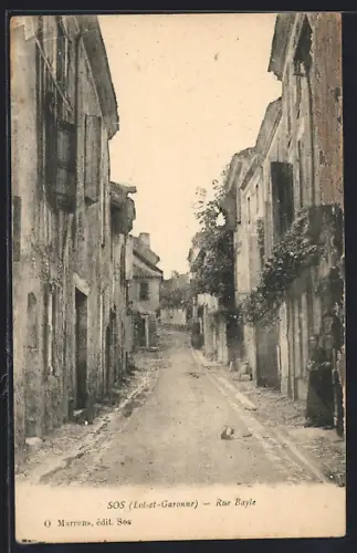 AK Sos /Lot-et-Garonne, Rue Bayle
