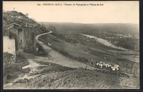 AK Penne /L.-et-G., Plateau de Peyragude et Plaine du Lot