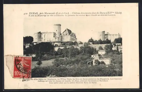 AK Duras /Lot-et-Gar., Château des anciens ducs de Duras