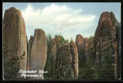 AK Adersbacher Felsen, Panorama