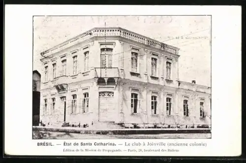 AK Joinville /Santa Catharina, Le club à Joinville, ancienne colonie