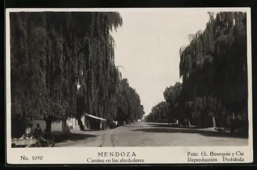 AK Mendoza, Camino en los alrededores