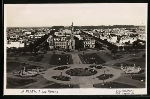 AK La Plata, Plaza Moreno