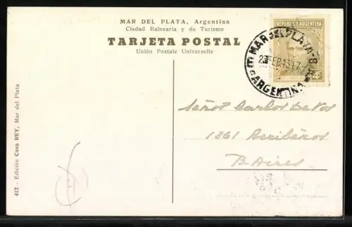 AK Mar del Plata, Playa de los Ingleses