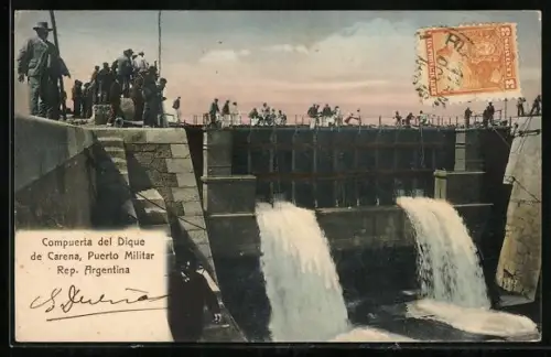 AK Buenos Aires, Compuerta del Dique de Carena, Puerto Militar