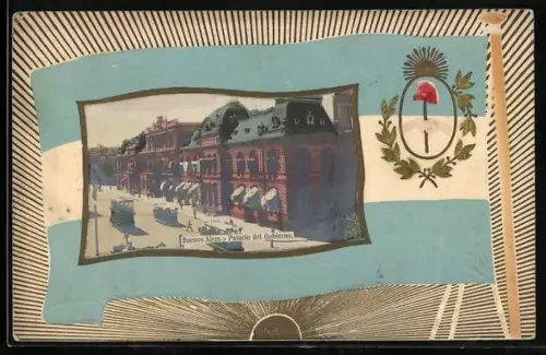 Präge-AK Buenos Aires, Palacio del Gobierno