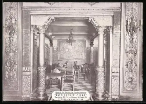 AK Rosario, Confiteria Rotisserie Cifré, Sarmiento N. 716, Uno de los Salones de Te para familias