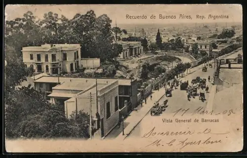 AK Buenos Aires, Vista General de Barracas