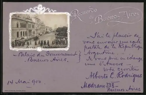 AK Buenos Aires, Palais du Gouvernement