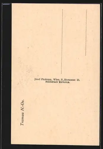 Künstler-AK Trumau /N.-Ö., Kriegerdenkmal 1914-1918