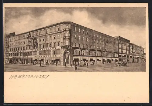 AK Wien, Modekaufhaus A. Herzmansky, Mariahilferstrasse 26-28