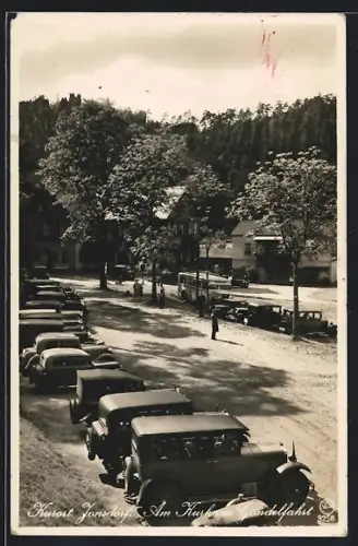 AK Jonsdorf /Zittauer Gebirge, Am Kurhaus, Gondelfahrt