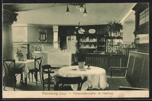 AK Ratzeburg /Lbg., Gasthaus Hohenzollernkeller, Bes. A. Heissner