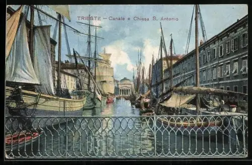 AK Trieste, Canale e Chiesa S. Antonio