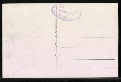 AK Bad Salzbrunn, Turm auf der Wilhelmshöhe