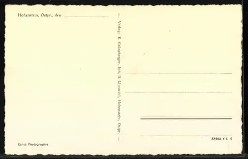 AK Hohenstein, Tannenberg, Reichsehrenmal