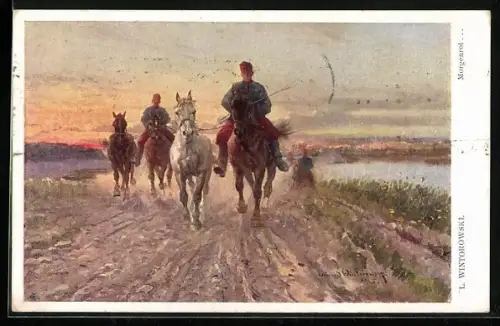 Künstler-AK Wien, L. Wintorowski, Morgenrot