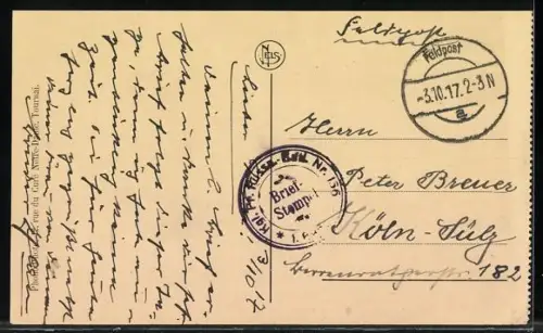 AK Tourcoing, Place de la République et bâtiments environnants