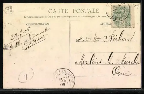 AK Vanves, La Rue Victor-Hugo
