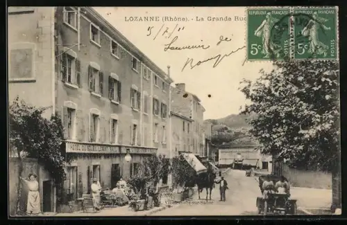AK Lozanne, La Grande Rue, Hotel du Soleil levant Bail