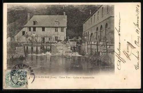 AK Pont-St-Pierre, Usine Tron, Cycles et Automobiles