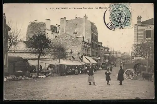 AK Villemomble, L`Avenue Outrebon, Le Marche