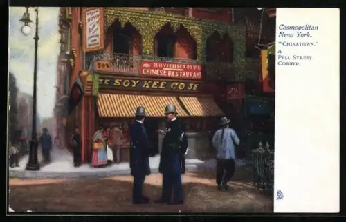 AK New York, Polizisten in Chinatown