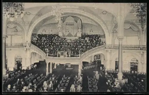 AK Ostende, Intérieur du Kursaal et l`Orchestre