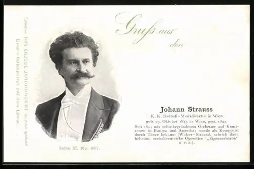 AK Johann Strauss, Walzer-Komponist