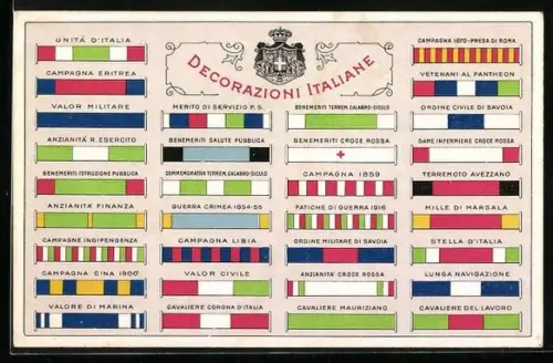 AK italienische Interimsspangen