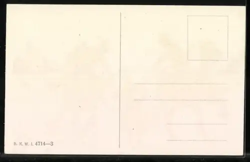 Künstler-AK Fritz Schönpflug: Männer zu Pferd bedrängen eine Frau mit zwei Körben voller Eier