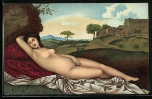 Künstler-AK Stengel & Co. Nr.29706: Schlummernde Venus