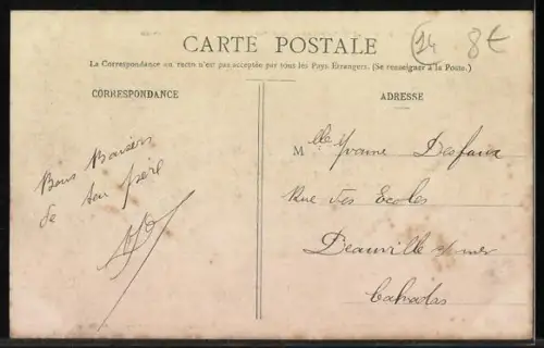 AK Pont-l'Eveque, Place Vauquelin et Marche auc Chevaux