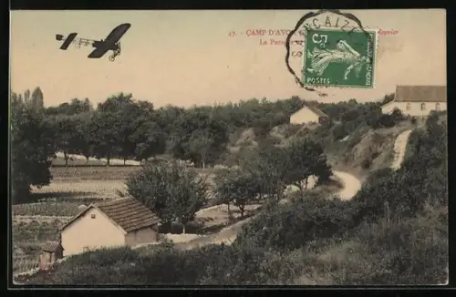 AK Camp D`Avor, le Potager et l`Eglise evangelique