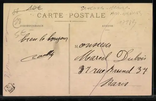 AK Camp D`Avor, le Potager et l`Eglise evangelique