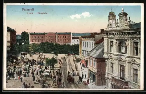 AK Przemysl, Blick auf den Ringplatz