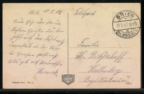 AK Przemysl, Blick auf den Ringplatz