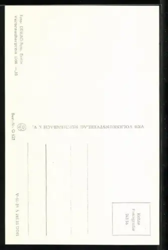 AK Musikerin Ilse Hass mit fröhlichem Lächeln