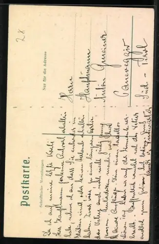 AK Prags, Gasthof Brückele mit Blick auf den Dürrenstein