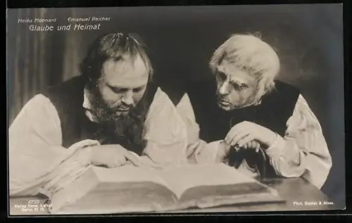 AK Heinz Monnard und Emanuel Reicher in Glaube und Heimat, Filmszene