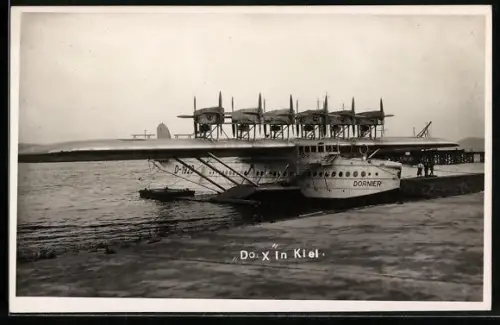 AK Kiel, Wasserflugzeug Do X, Kennung D-1929