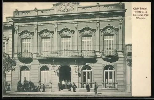 AK Córdoba, Club Social, frente à la Av. Gral. Paz