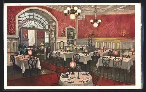 AK Wien, Gasthof Restaurant Linde, Rotenturmstrasse 12