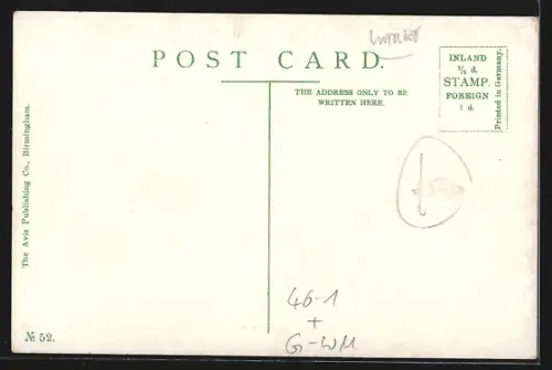 AK Coventry, Broadgate, Strassenbahn