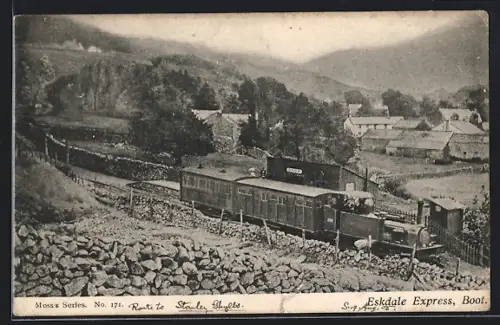 AK Boot, Eskdale Express, Bahnhof