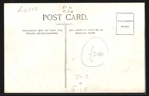 AK Leicester, The Great Fire 1911, St. George`s, Brand