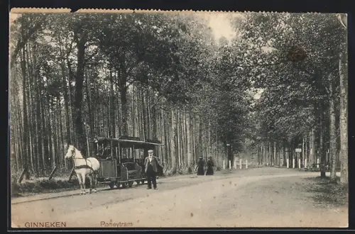AK Ginneken, Poneytram, Pferdebahn