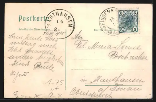 AK Bad Ischl, Blick auf die Kaiserliche Villa