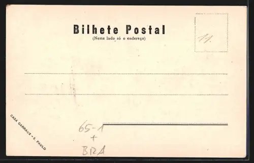 AK Alto da Serra, Bahnhof mit Zügen und Ortsansicht, Panorama